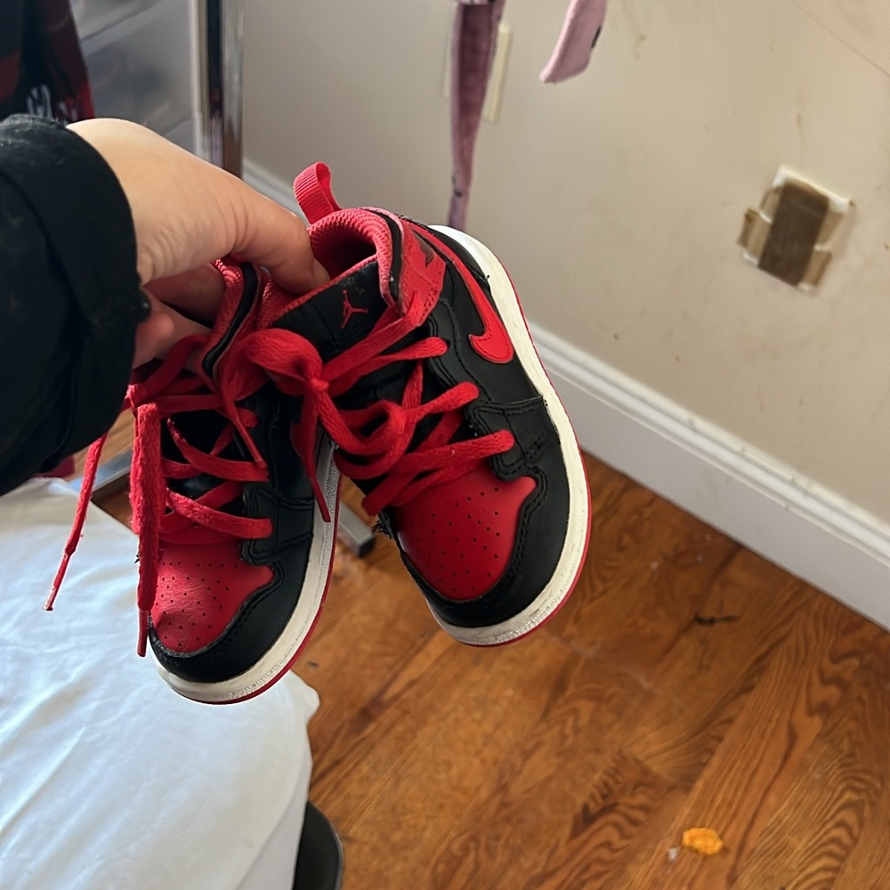 Kids Red and Black Sneakers